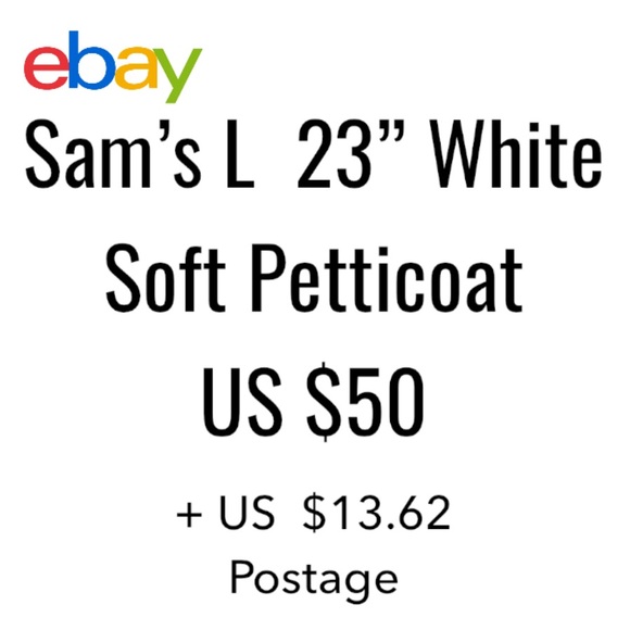 “Sam’s” Vintage Soft Petticoat                  Size L (30”Waist - 22”Length) - Picture 12 of 12